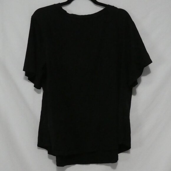 SEASTY - Curve | 2XL | Black T-Shirt With Dandelion Print - Picture 3 of 13